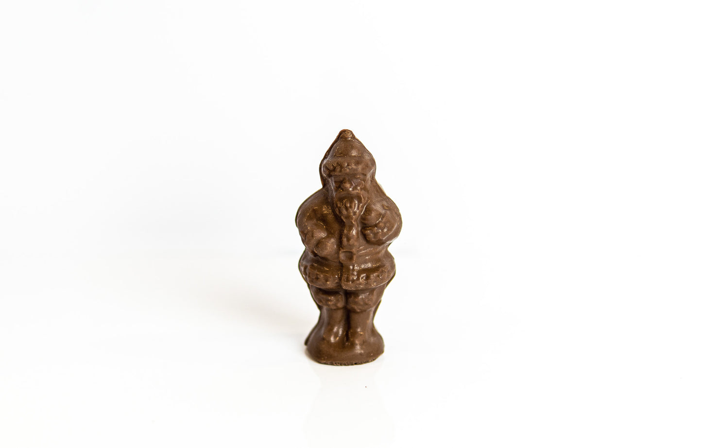 Tiny Molded Santa - Dark