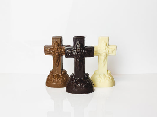 Small Milk Chocolate Molded Cross