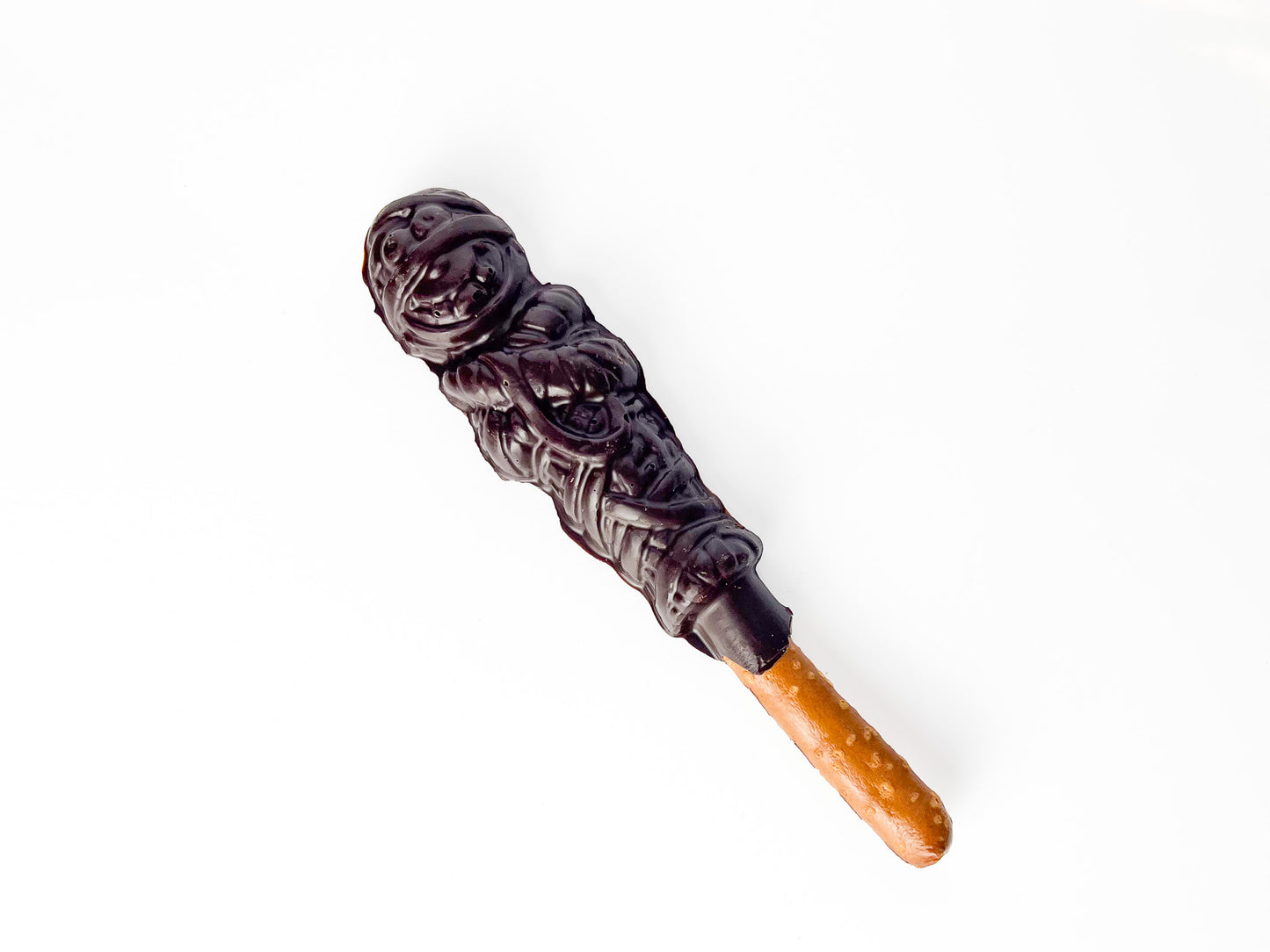Mummy Pretzel Rod - Dark Chocolate